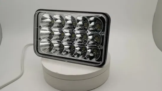 LED ドライビングライト Luz De 高低 45 ワット 5 インチ 4X6 LED ヘッドライトフォグランプ SUV ATV ジープオフロード用